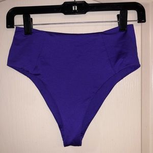 NWOT High Waisted Purple Bikini Bottoms